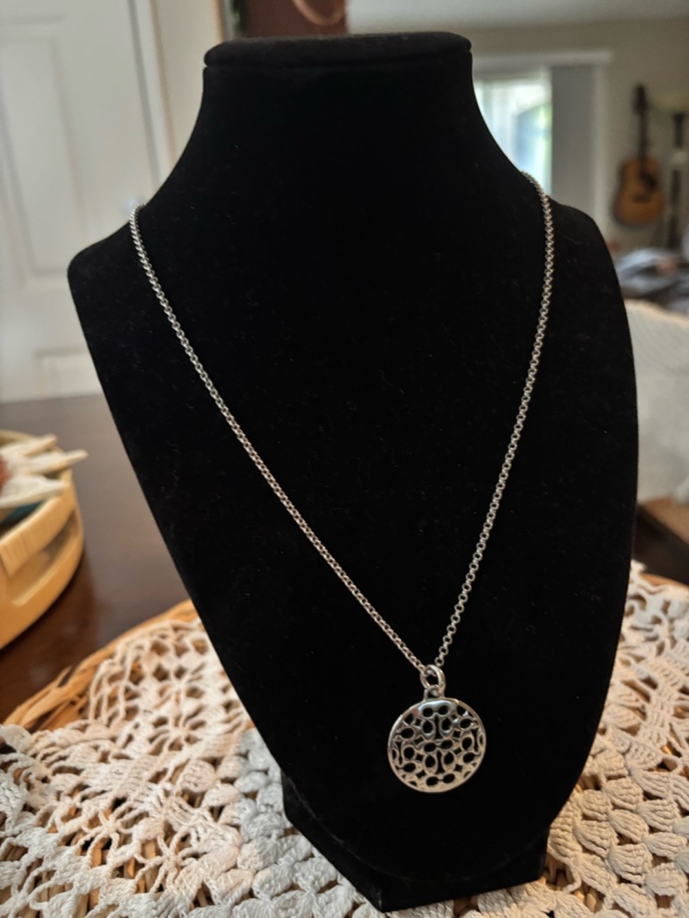 Coach Pendant Necklace on 925 Sterling Silver Chain (Chain Not Coach) - Picture 6 of 7